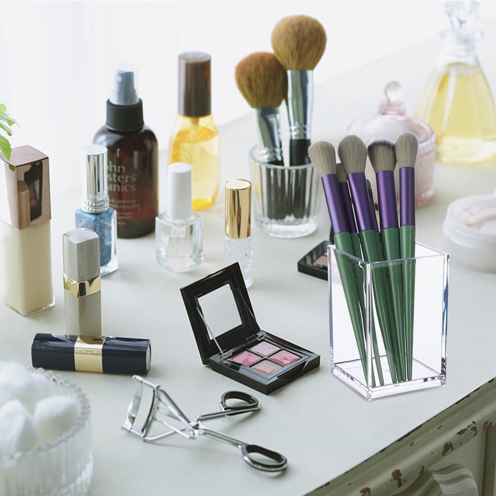 4 шт. акриловый держатель для ручек акриловый горшок для ручек, держатель для ручек квадратный акриловый Penci