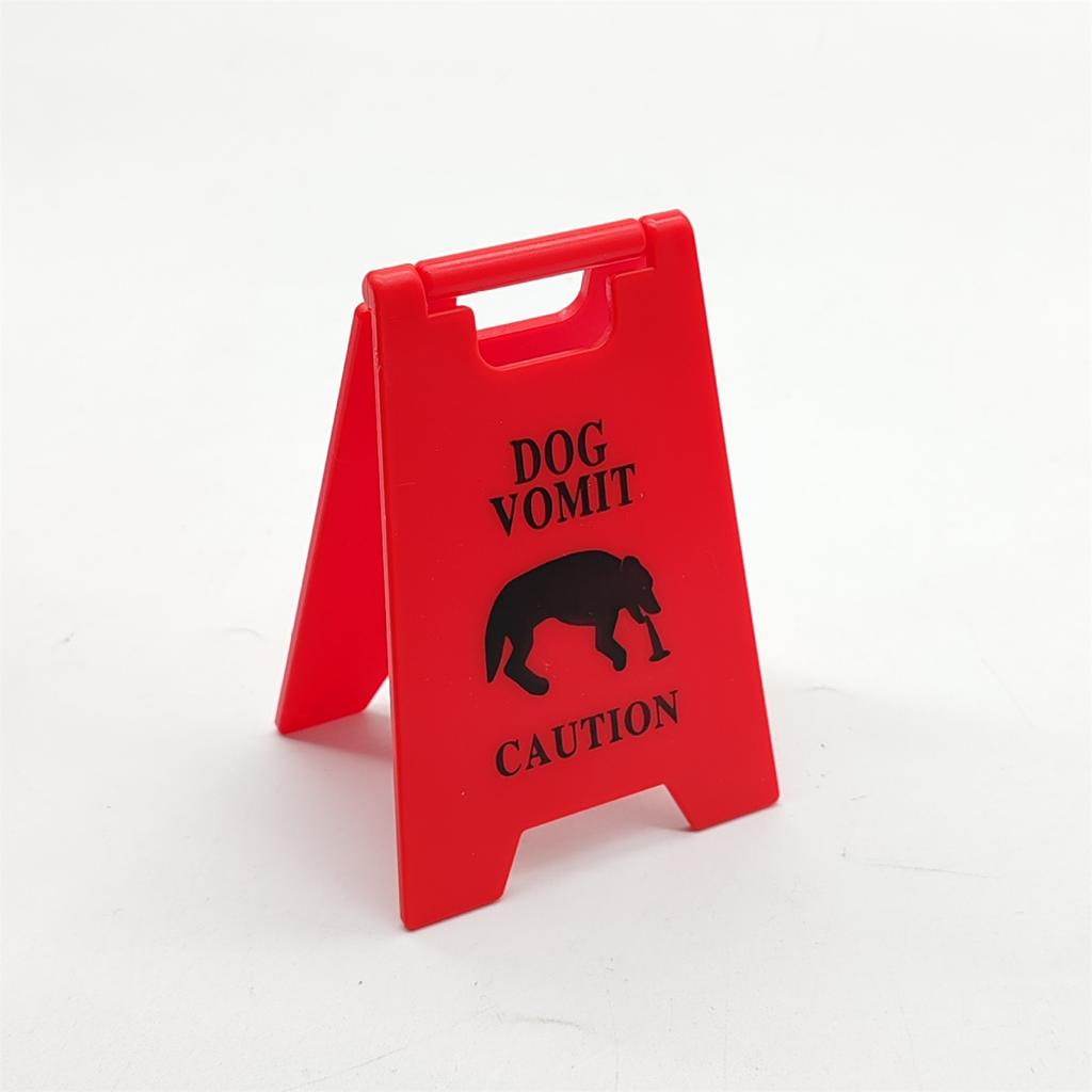 Юмористическая табличка «Кошачья рвота» Украшение для стола Табличка «Рвота собаки» Идеально для владельцев домашних животных и ветеринарных клиник Декор с кошачьим юмором