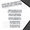 ABCDGG1 Bright Silver For Skoda Kodiaq Karoq Kamiq Superb Octavia Rapid 4X4 Fabia Yeti Metal Badge 3D Stickers Car Trunk Body Decal