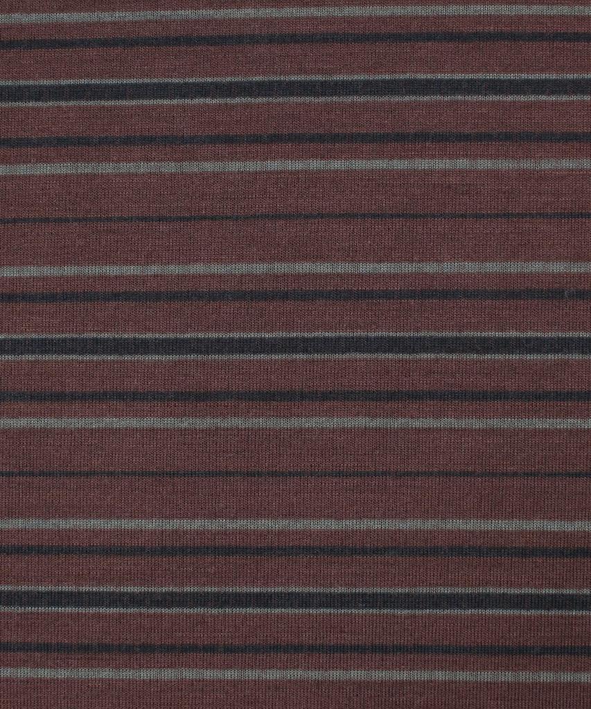 Snow Peak Hybrid Wool Mesh Stripe Cut and Long and Size L L/S T-Shirt SW-25AU014, Sew, Sleeve, T-Shirt, Men's Women's, Brown,