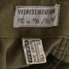 Austrian Army 80s military cargo pants Khaki Button fly Big size Men's Used