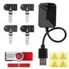 С 4 датчиками USB Android Автомобильный TPMS Android Навигационная Система Сигнализации Беспроводная Передача TPMS Система Контроля Давления в Шинах