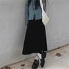 Women's High Waist Corduroy A-Line Skirt - Autumn/Winter Hip-Covering Long Skirt