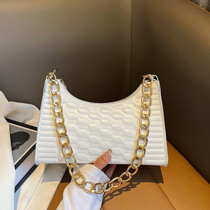 Сумка женская нишевая текстура популярная цепочка одно плечо подмышечная сумка иностранный стиль модная сумка прилив