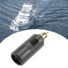 Адаптер с короткой розеткой 12-EU Plug для прикуривателя для мобильного телефона, водонепроницаемый, пылезащитный