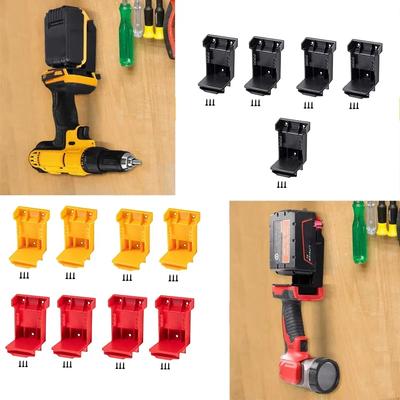Крепление для инструмента 2-в-1 для Dewalt для Milwaukee 18 В, 20 В, держатель аккумулятора для дрели Dewalt 20 В, держатель док-станции для аккумулятора Milwaukee 18 В