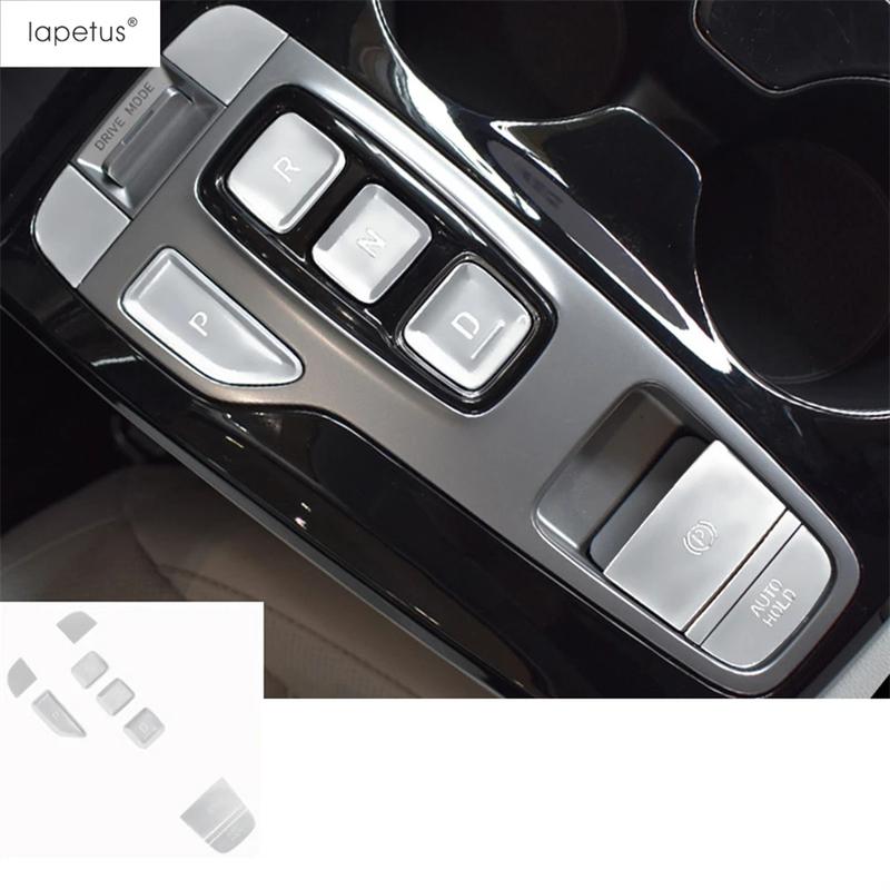 Красный автомобильный ручной тормоз парковка P кнопка автоматического удержания переключатель Sequ крышка отделка аксессуары интерьер для Hyundai Tucson NX4 -