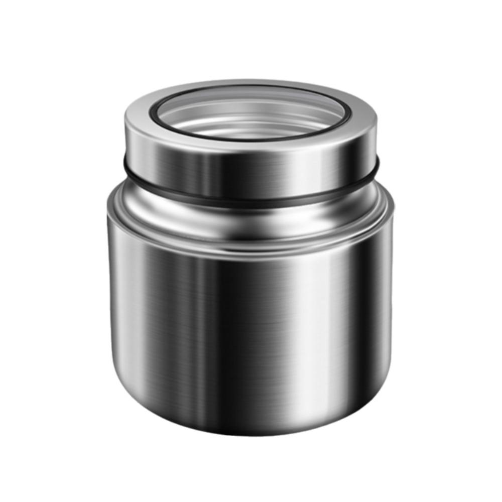 Moisture-Proof Stainless Steel Tea Canister Airtight Tea Storage Jar Sugar