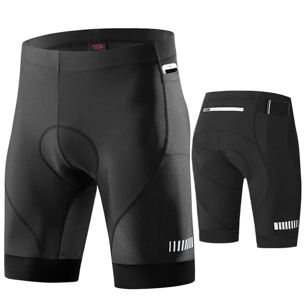 Men"s Bike Shorts with Padding Breathable and Evaporates Sweat Silicone Cushion Mountain Bike
