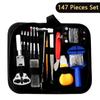 147pcs Watch Repair Kit Watchmaker Back Case Remover Opener Link Pin Spring Bar Case Opener Professional Repair Tool Set