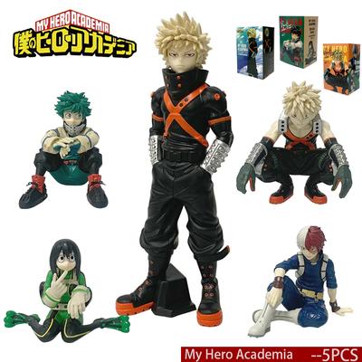 5 шт. НОВЫЙ Bandai BANPRESTO Моя геройская академия 7-й В наличии СЕЗОННАЯ ФИГУРКА Фигурка Кацуки Бакуго Аниме Коллекционная модель Коробка Игрушки Подарки