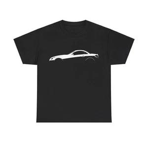 Футболка с силуэтом автомобиля Mercedes-Benz SLK 55 AMG