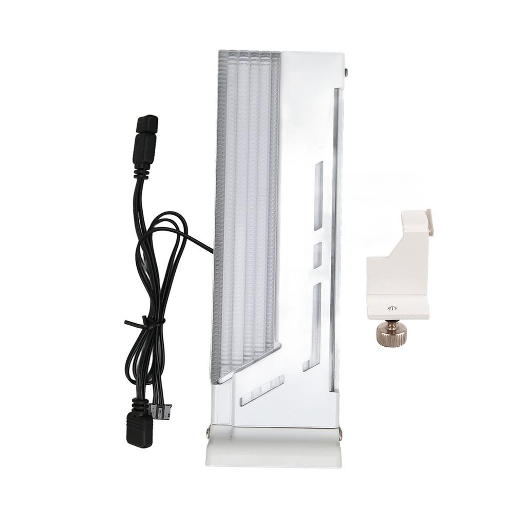 Вертикальный кронштейн поддержки GPU 5V 3PIN ARGB RGB-подсветка Металлический слайдер Маленький 4-контактный интерфейс Кронштейн для видеокарты компьютера