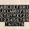42 Pieces/set Letter Number Stencil Set Plastic Alphabet Painting Templates Mold Kit for Painting On Wall Home Decor