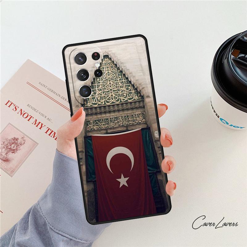 Национальный флаг Турции Турецкий флаг чехол для телефона Для Samsung Galaxy S24 S25 S23 S22 Ultra Note 10 20 Plus S20 S21 FE Чехол