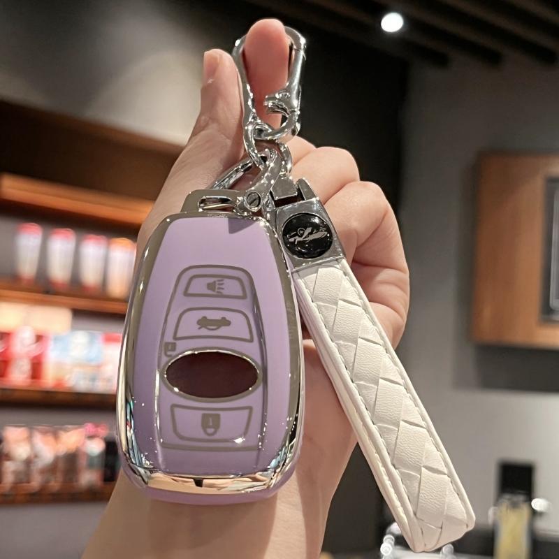 Чехол для брелока с ремешком для ключей для Subaru Forester, Outback, Ascent, Crosstrek, BRZ, Impreza, STI, Legacy, WRX