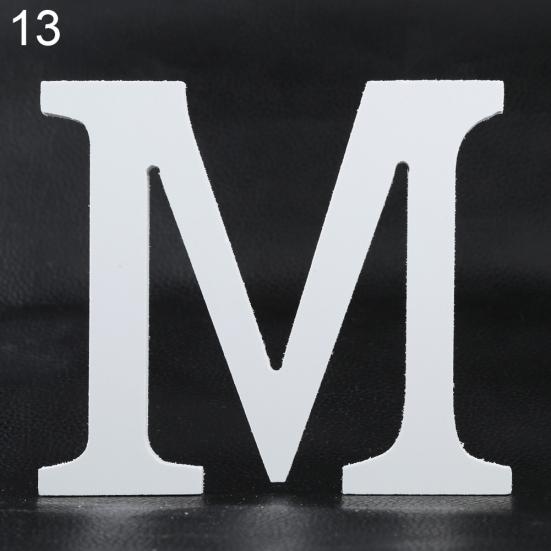 Креативные толстые деревянные украшения для дома с буквами алфавита на свадьбу, день рождения