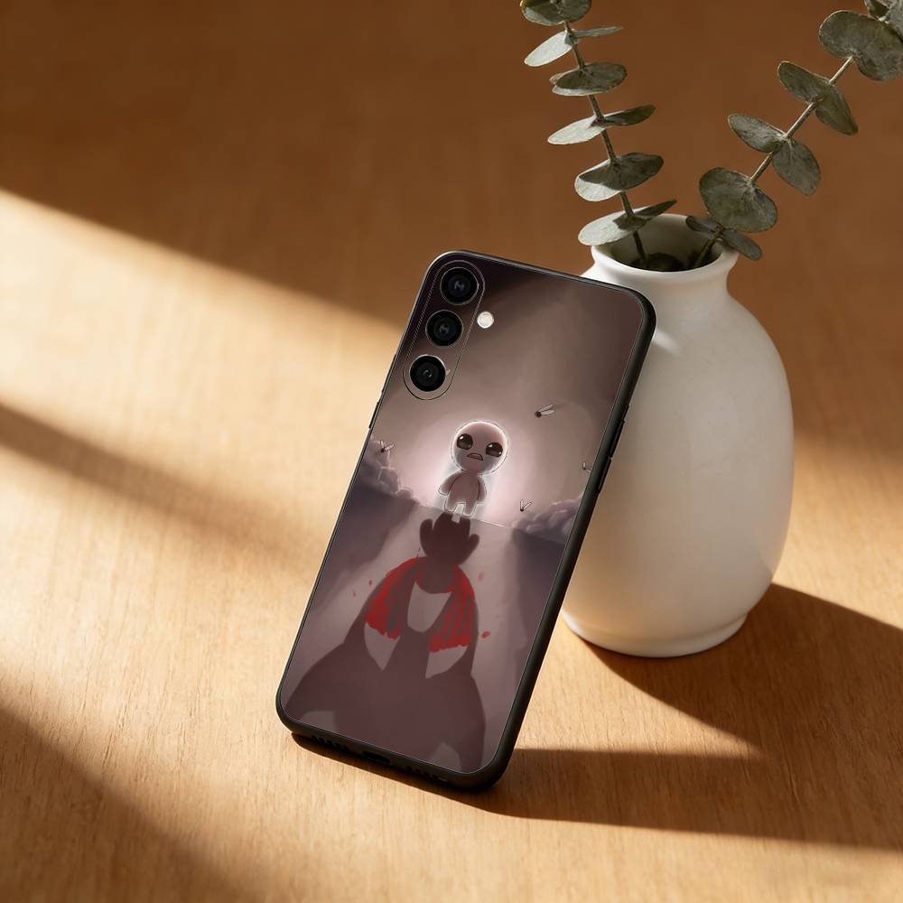 Чехол для телефона Game T-The B-Binding of Isaac для Samsung Galaxy A13, 21s, 22, 31, 32, 52, 53, 71, 72, 73, Мягкий черный чехол