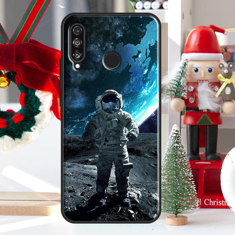 Чехол Космонавт Звезда Космос Для Huawei Nova 12i 11i 8i 12s Y73 Y72 Y61 Y91 Y90 Y70 Y60 9 10 SE P60 Pro P30 P40 Lite