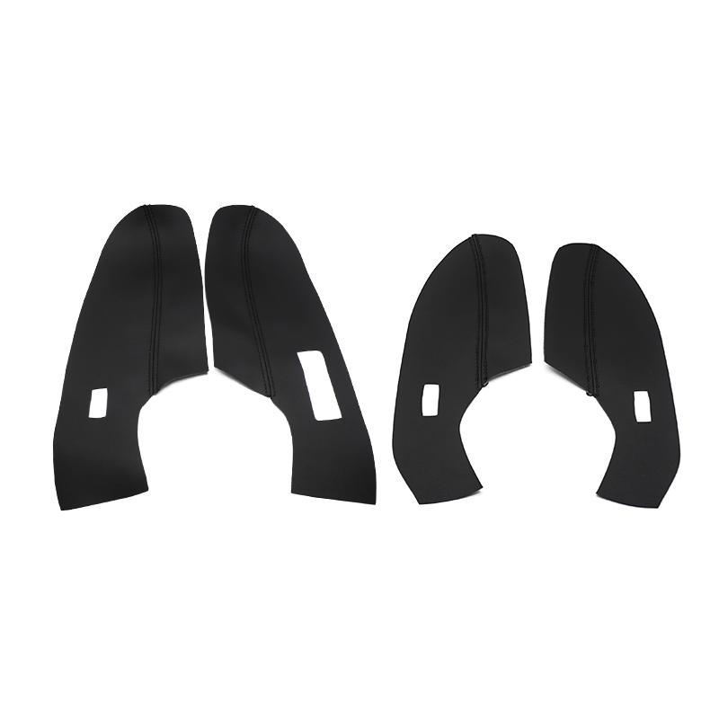 Кожаная дверная панель только для хэтчбека, чехол для VW Polo 2011, 2012, 2013, 2014, 2015, 2016, внутренняя дверь, подлокотник, панель, наклейка, отделка