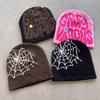 Letters Grvty Visions Knit Beanie Hats Winter Embroidered Casual Streetwear