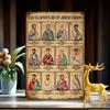 Vintage Metal Aluminum Sign: The Twelve Apostles of Jesus Christ Metal Art Poster