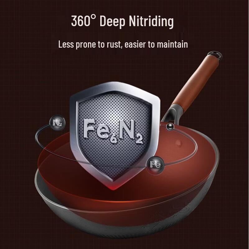 Cooker King Traditional Cast Iron Wok
