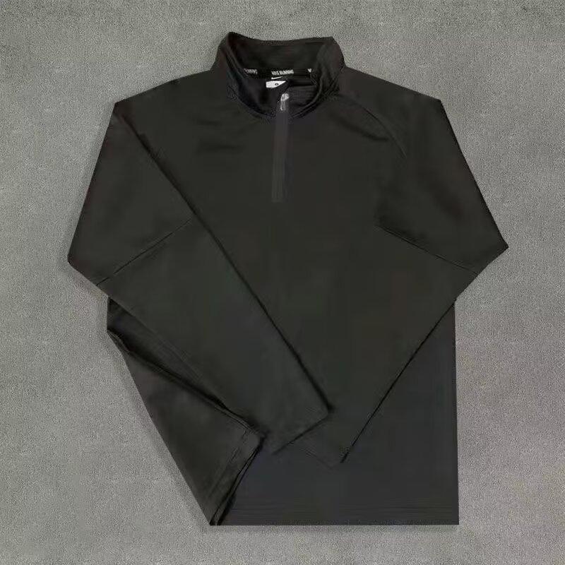 Мужская быстросохнущая футболка с длинным рукавом для бега, тренировок, фитнеса и походов