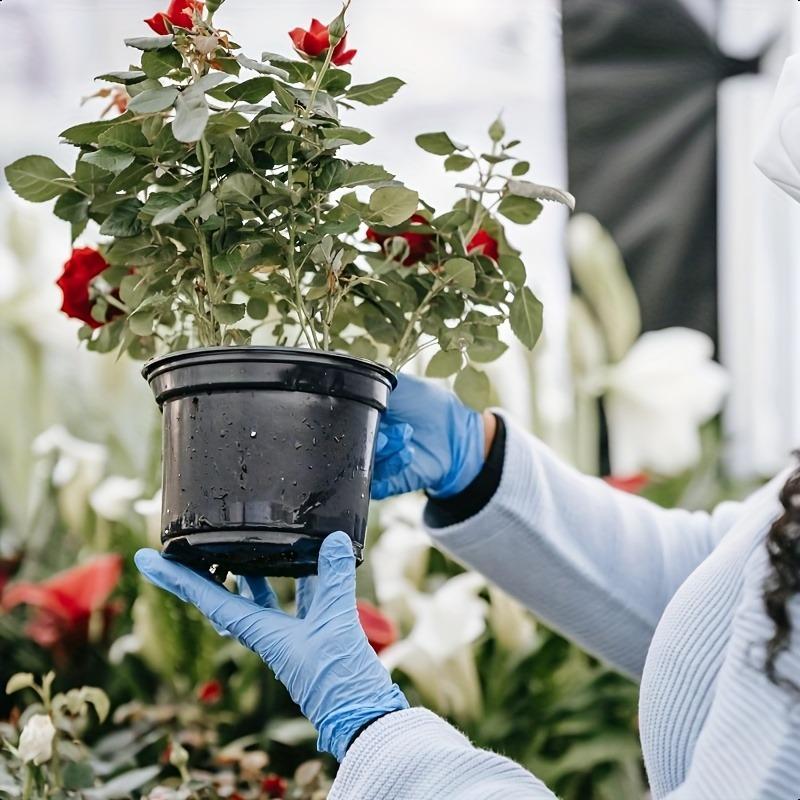 100 шт. одноразовых нитриловых перчаток, прочные бытовые перчатки для уборки, перчатки для посадки и копания в саду, нескользящие грязеотталкивающие перчатки