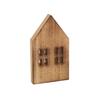 Wood Craft Eco-friendly Unique Design No Glitch Nordic Style Miniature Christmas Decor Good Texture Small House Wooden Craft Household Supply