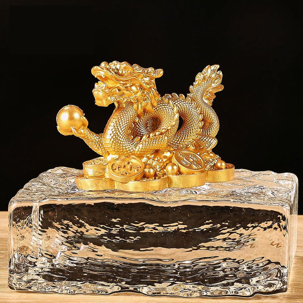 Дракон Фэн Пять Драконов Золотой Дракон Процветание Увеличивает Деньги 2024 Зодиак Фэн Шуй Удачи Счастливый Дракон Удачи Открытие Празднование Подарок