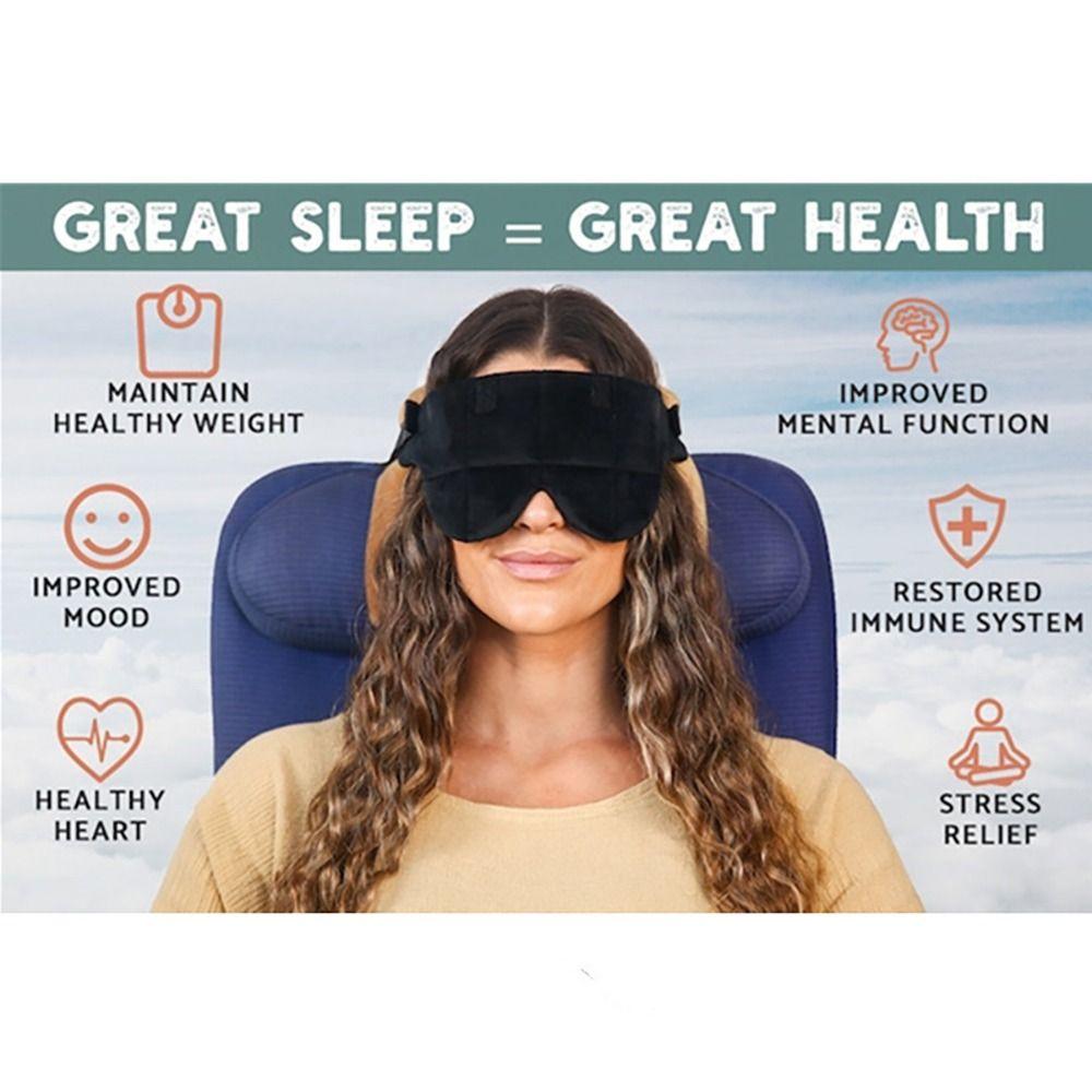 Comfortable Airplane Sleep Pillow Universal Neck Pillow Accessories Eye Mask