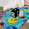 Sesame Street Cartoon Printed Floor Mat INS Style Soft Bedroom Floor House Laundry Room Mat Anti-skid Household Carpets