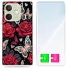Etui Do Oppo A5 Pro Obudowa Foto Case Plecki Grafika Motyle + Szkło 9H