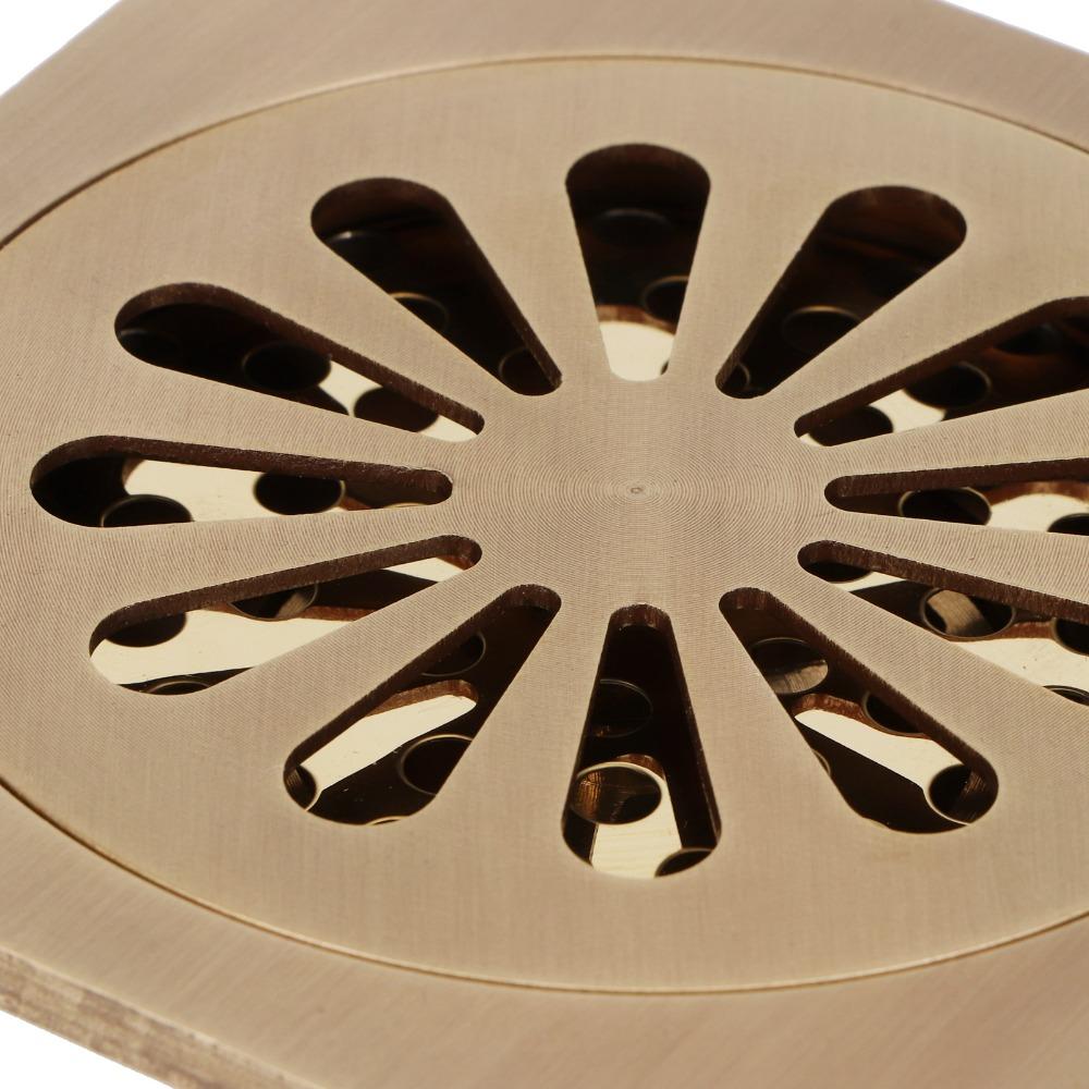 Copper Floor Drain Set Antique Floor Drain Easy Clean Shower Drain  Outdoor Shower