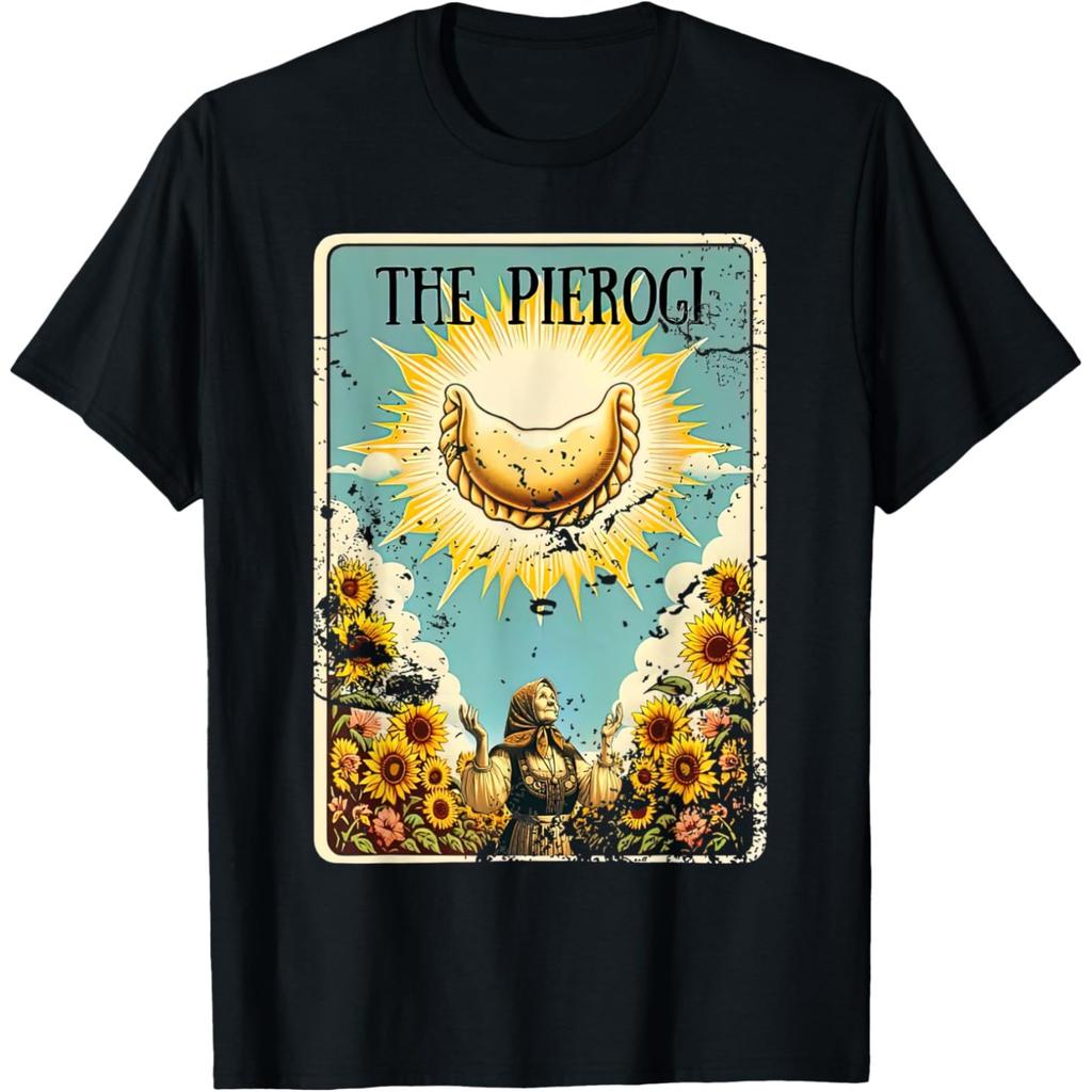 Pierogi Tree Polish Christmas Food Funny T Shirts Men Women Cotton Humor Streetwear Tee Shirt Short Sleeve Unisex Loose Clothing