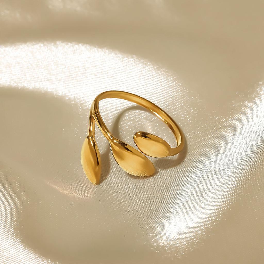 Модное женское кольцо из 1 части Женское кольцо Металлическое кольцо Глянцевое кольцо Металлическое кольцо Праздничный подарок