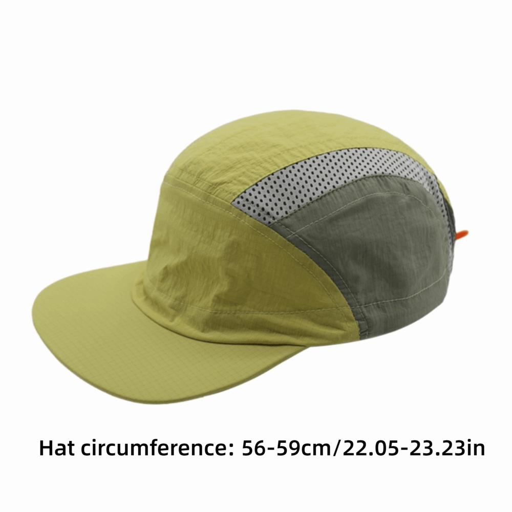Summer Flat-brimmed Baseball Cap Quick-Dry Ultralight Duckbill Hat Breathable Thin Soft Brim Sun Hat Soft Brim Sun Hat