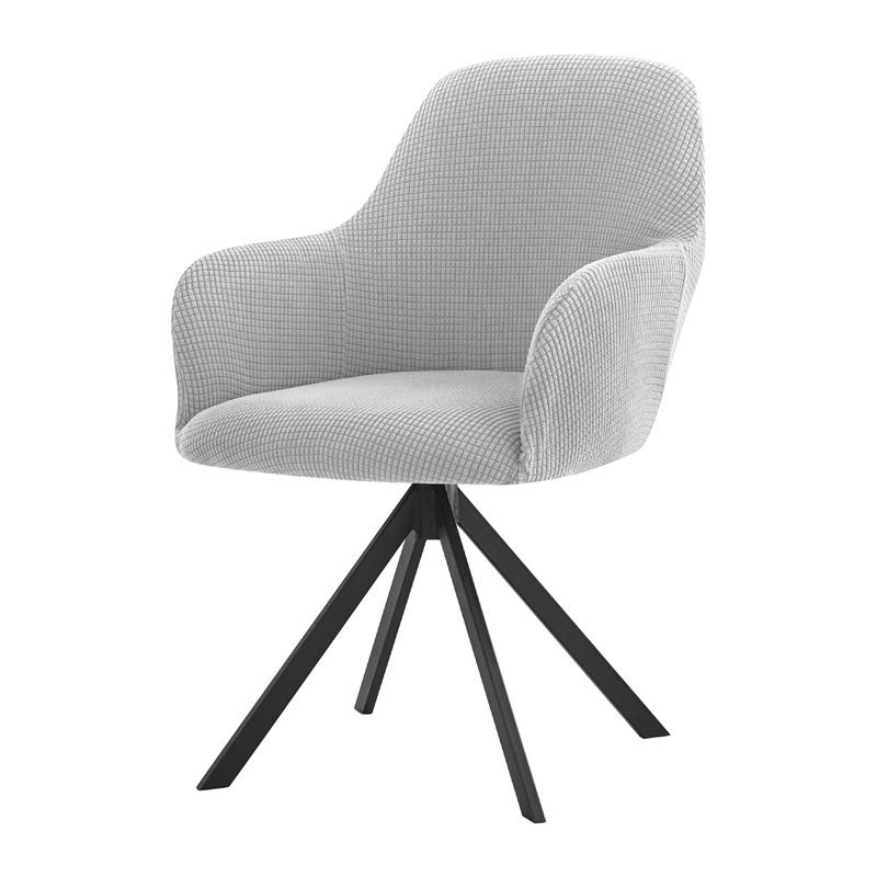 High Back Armchair Stretch Fleece Cover Removable Dining Chair Protector Slipcover For Living Room Seat