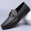 Fashion Genuine Leather Man Loafers Handmade Business Casual Shoes for Men Boat Shoes Slipon Driving Flats Male Leisure Walk Moccasins