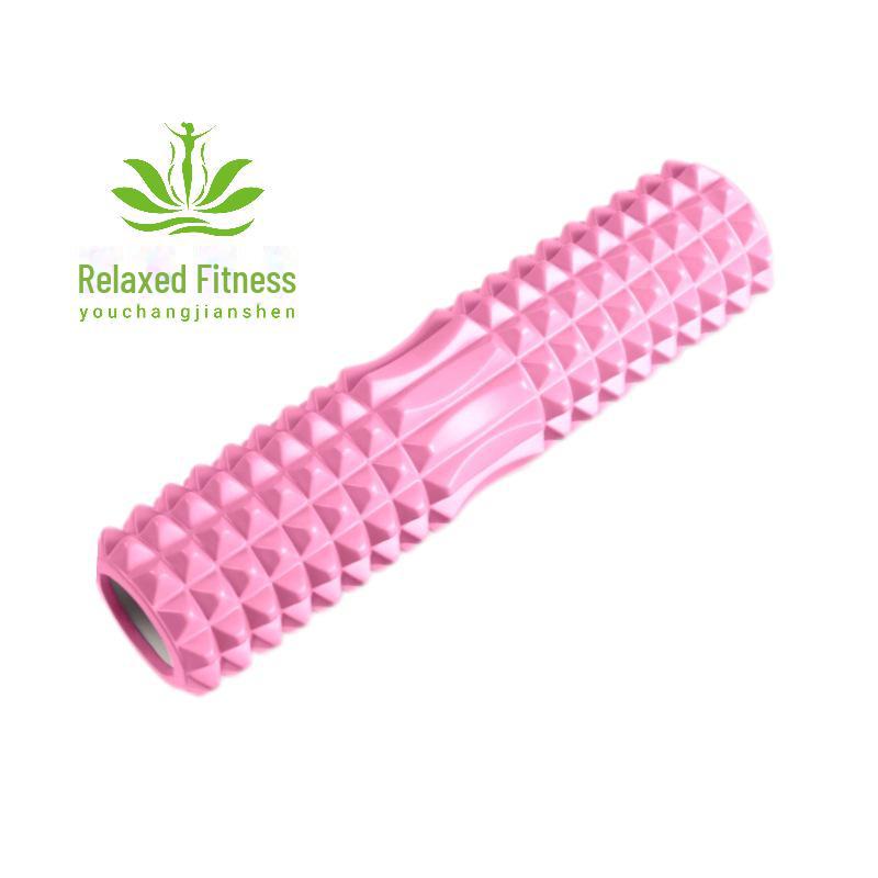 45cm EVA Foam Roller with Textured Surface for Muscle Massage and Relaxation