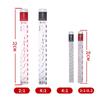 Standard Paint Ruler Paint Mixing Tool Ruler Paint Tool Black/R-ed Suitable for Cars Steel Ruler Paint Tool