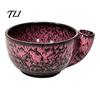 Drainage Bowl for Strawberries Ceramic Berry Swirl Bowl, Auto Fruit Washing Vegetable Wash Colander with Drain Holes, Kitchen Produce Cleaner Tomatoes