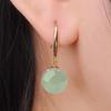 Simulation Green  Drop Earrings Ball Shape Ear Hook Exquisite Long Earrings  Ear Jewelry