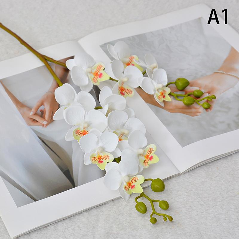 Artificial Phalaenopsis Fake Flower Branches Home Decoration Wedding Floral Materials Banquet Event Props