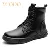Leather Ankle Boots Women's Casual Flat Student Shoes