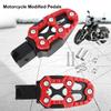 CNC Aluminium Alloy Footpegs Pedals Motorcycle Pedals Dirt Bike Foot Pegs For Pit Dirt Bike Electric Bikes Universal