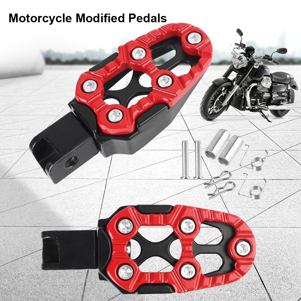 Подножки-педали из алюминиевого сплава Мотоциклетные педали CNC Подножки для питбайка Универсальные для питбайка Электровелосипедов