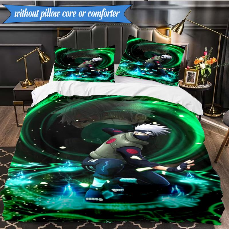 Ninja And Friends Collage 3pcs K-pop music group Bedding set,Ideal for Bedroom, Dormitory,Including Duvet Cover And 2pcs Pillowcases,Fan gifts