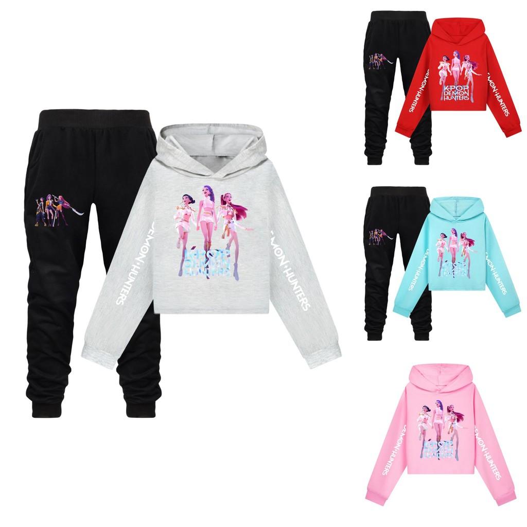 Kpop Demon Hunters Kids Sportswear Set With Cotton Fabric For Active Play